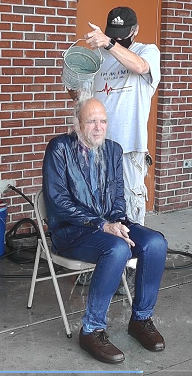 Me getting soaked